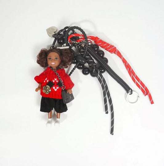 Holiday Red Mini Doll Charm