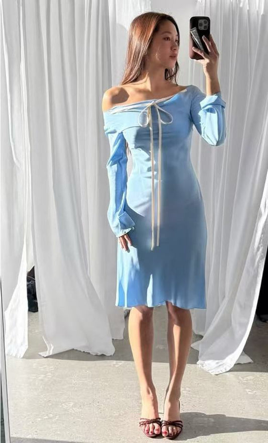 Baby Blue Slip Dress